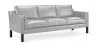 Sofa mit Lederbezug - 3-Sitzer - Menache image 9