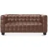 Sofa mit Lederbezug - 2-Sitzer - Nubus image 9