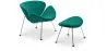 Designer Sessel mit Fußstütze - Bezug - Chunk image 9