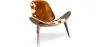 Design-Sessel - Skandinavischer Stil - Bezogen mit Ponyfell - Lucy image 9