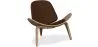 Design-Sessel - Skandinavischer Sessel - In Leder bezogen - Lucy image 9
