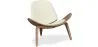 Design-Sessel - Skandinavischer Sessel - In Leder bezogen - Lucy image 9