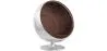 Design-Sessel in Kugelform - Aviator-Stil - Bezogen - Baller image 9