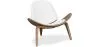 Design-Sessel - Skandinavischer Sessel - In Leder bezogen - Lucy image 9