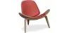 Design-Sessel - Skandinavischer Sessel - In Leder bezogen - Lucy image 9