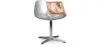 Loungesessel - Design Sessel - Leder & Metall - Cognac image 9