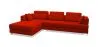 Chaiselongue mit 3 Sitzen - Bezogen mit Stoff - Boretti image 9