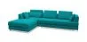 Chaiselongue mit 3 Sitzen - Bezogen mit Stoff - Boretti image 9