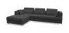 Chaiselongue mit 3 Sitzen - Bezogen mit Stoff - Boretti image 9