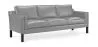 Sofa mit Kunstlederbezug - 3-Sitzer - Benzion image 9