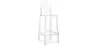 Barhocker mit Rückenlehne - Transparentes Design - 75cm - Victoria Queen image 9