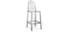 Barhocker mit Rückenlehne - Transparentes Design - 65cm - Victoria Queen image 9