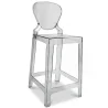 Barhocker mit Rückenlehne - Transparentes Design - 65cm - Victoria Queen image 9