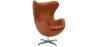 Sessel mit Armlehnen - Lederbezug - Eiform-Design - Brave image 9