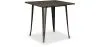 Quadratischer Esstisch - Industriedesign - Holz und Metall - Stylix image 9