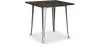 Quadratischer Esstisch - Industriedesign - Holz und Metall - Stylix image 9