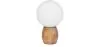 Tischlampe -  Wohnzimmerlampe im skandiinavischen Design- Kugel - Blum image 9