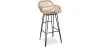 Rattan Barhocker mit Armlehnen - Boho Bali Style - 75cm - Many image 9