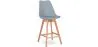Hocker im skandinavischen Stil - Holzbeine - Denisse image 9