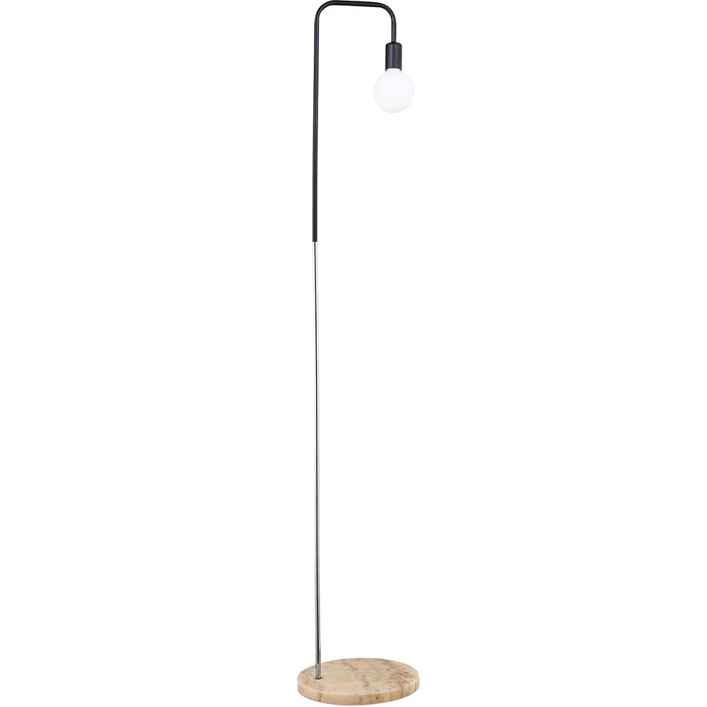 Stehlampe mit Marmorsockel - Wohnzimmerlampe - Carlo image 8
