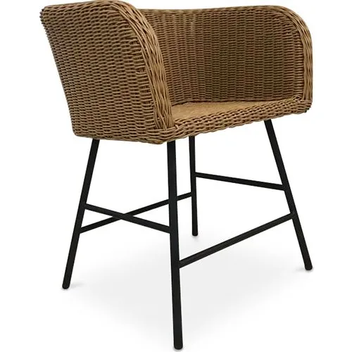 Rattan-Esszimmerstuhl - Boho Bali Design - Ishita image 8