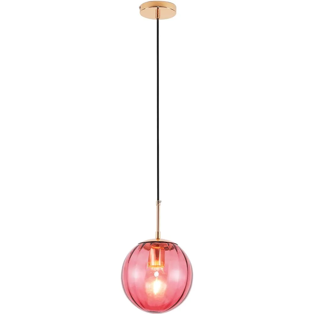 Retro-Deckenlampe - Bunte Kugel-Pendelleuchte - Rumi image 8
