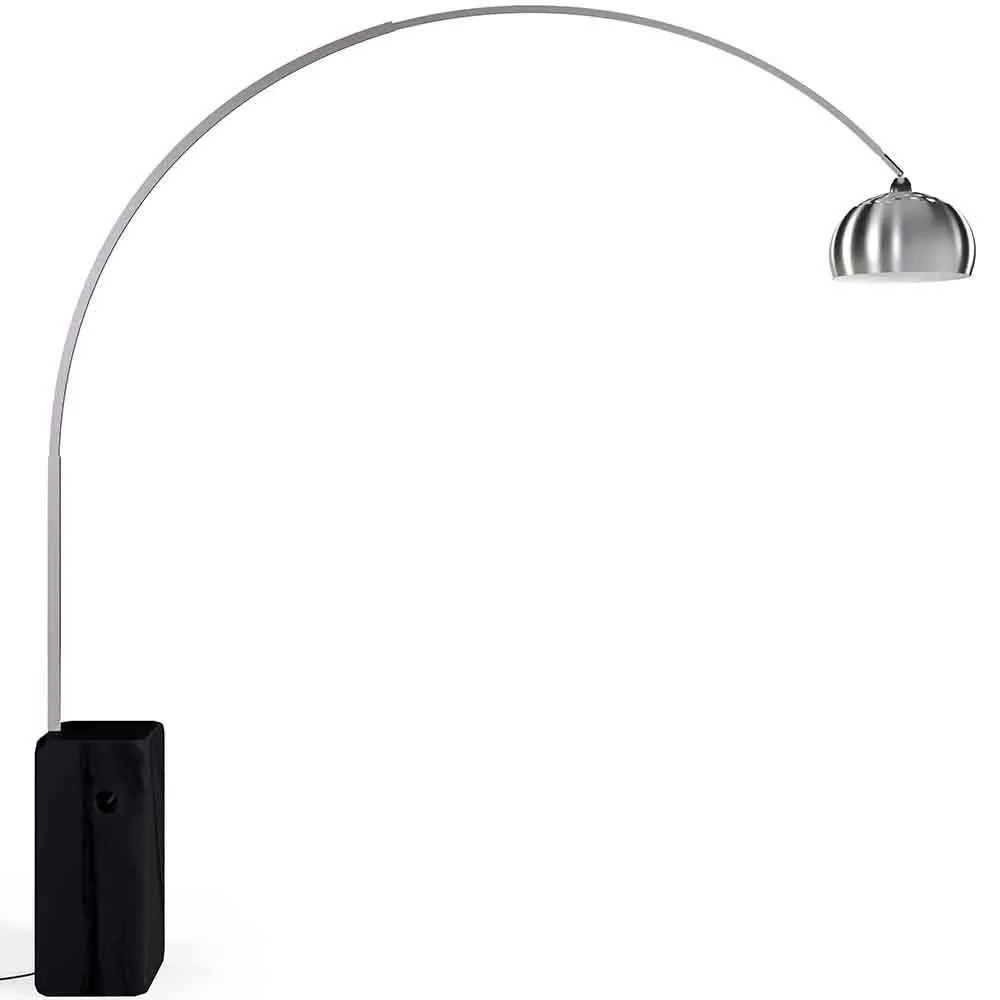 Stehlampe mit Marmorsockel - Wohnzimmerlampe - Bow image 8