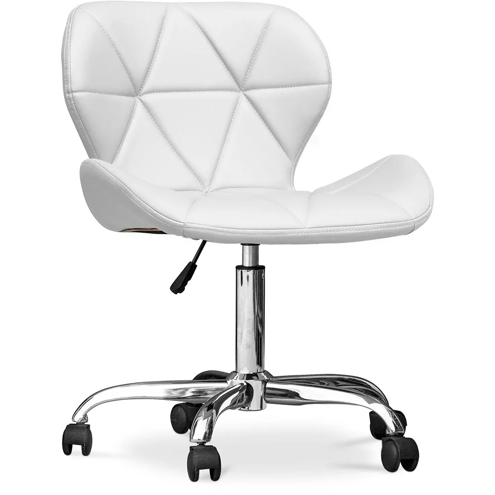 Bürostuhl auf Rädern - Schreibtischdrehstuhl - gepolstert mit Kunstleder - Wito image 8