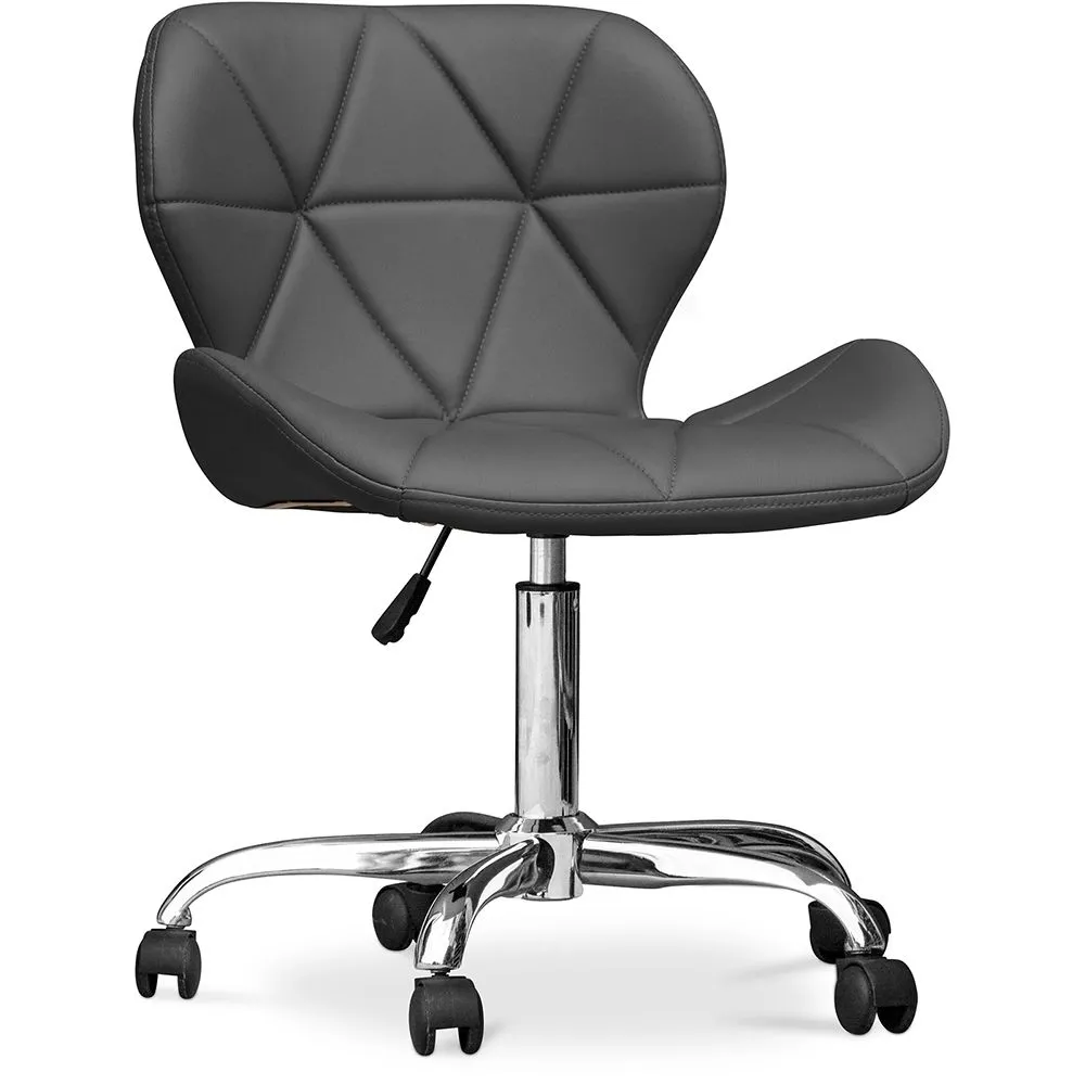 Bürostuhl auf Rädern - Schreibtischdrehstuhl - gepolstert mit Kunstleder - Wito image 8