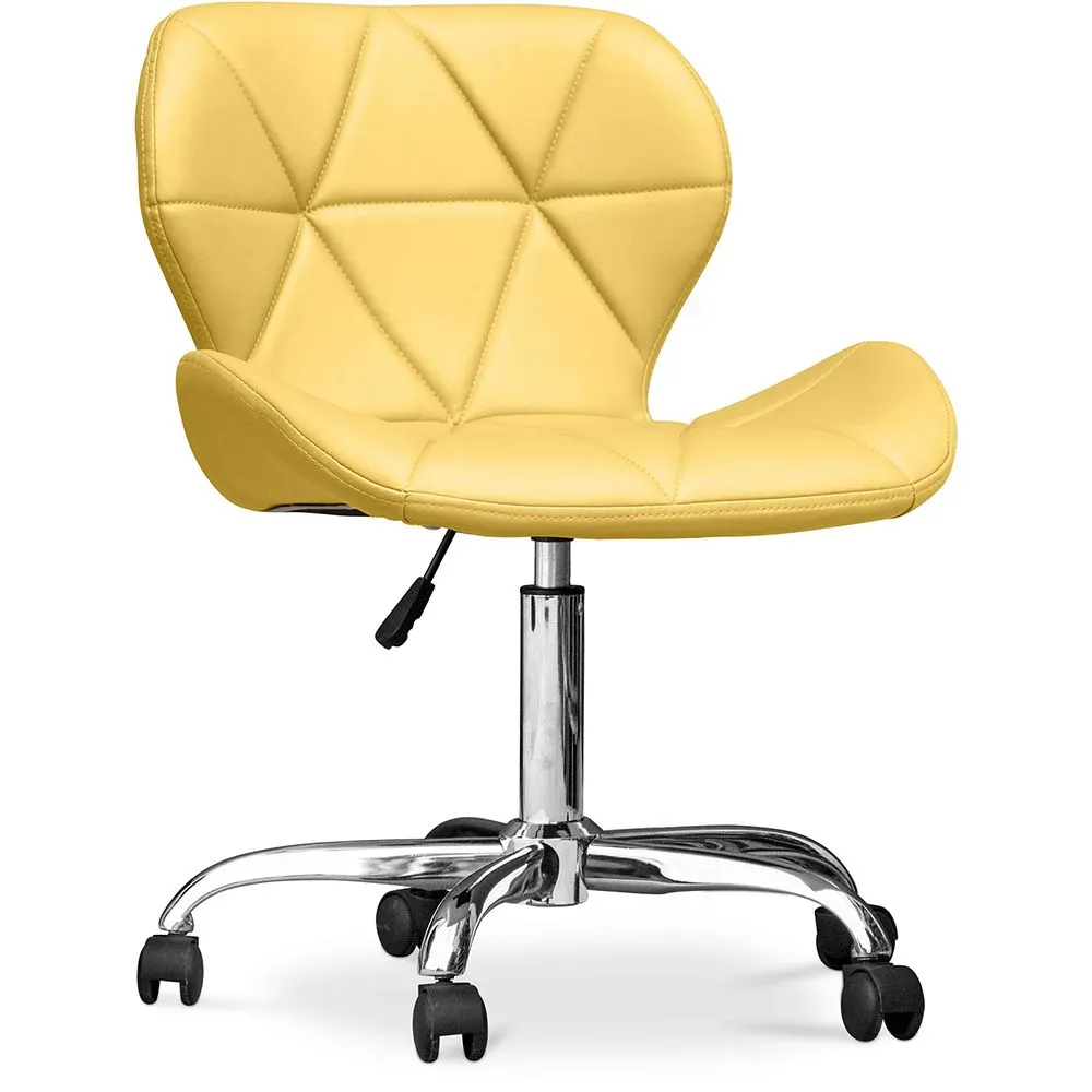 Bürostuhl auf Rädern - Schreibtischdrehstuhl - gepolstert mit Kunstleder - Wito image 8