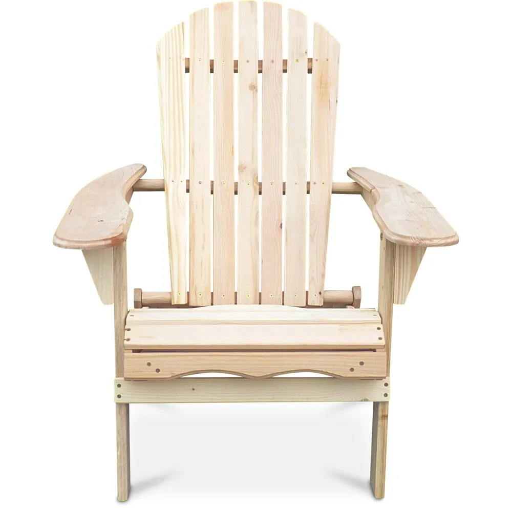 Holzstuhl für den Außenbereich mit Armlehnen - Adirondack Gartenstuhl - Adirondack image 8