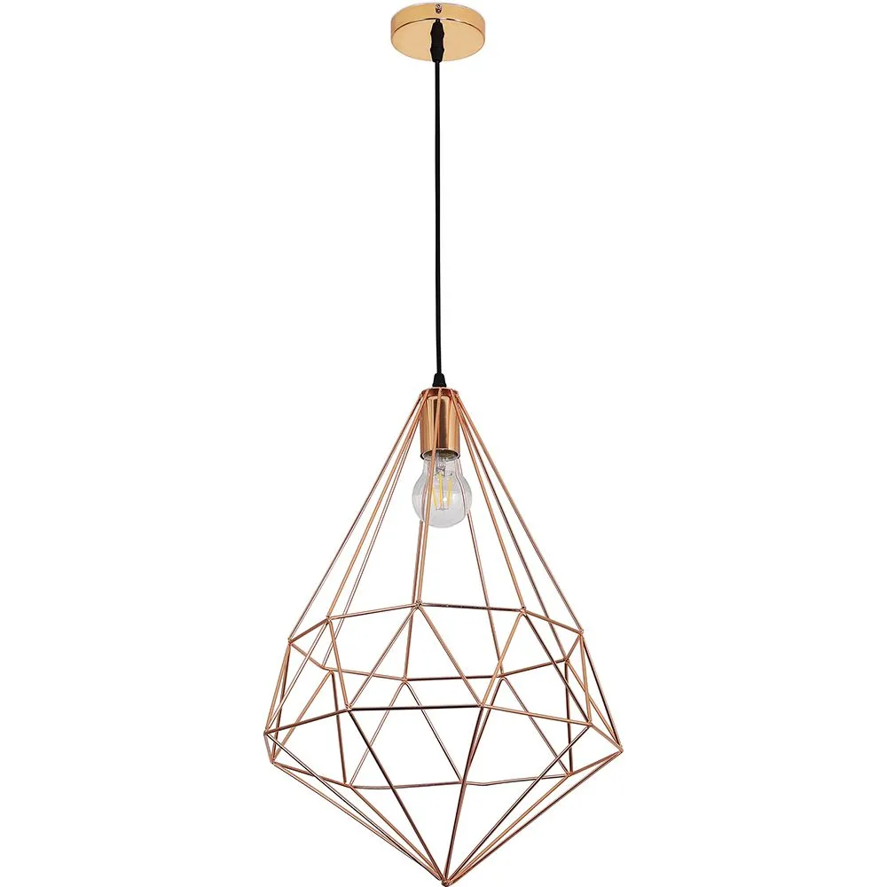 Retro-Deckenlampe - Geometrische Pendelleuchte - Yak image 8