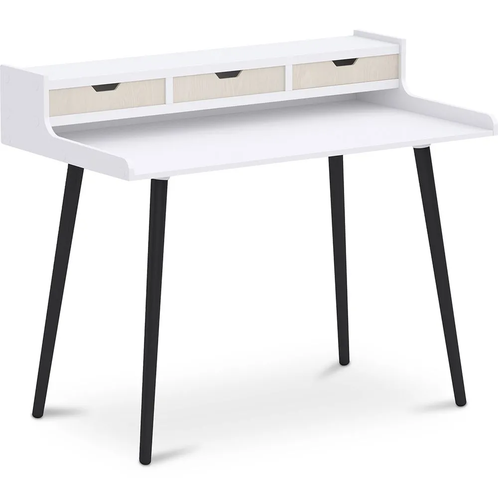 Holzschreibtisch mit Schubladen - Skandinavisches Design - Thora image 8