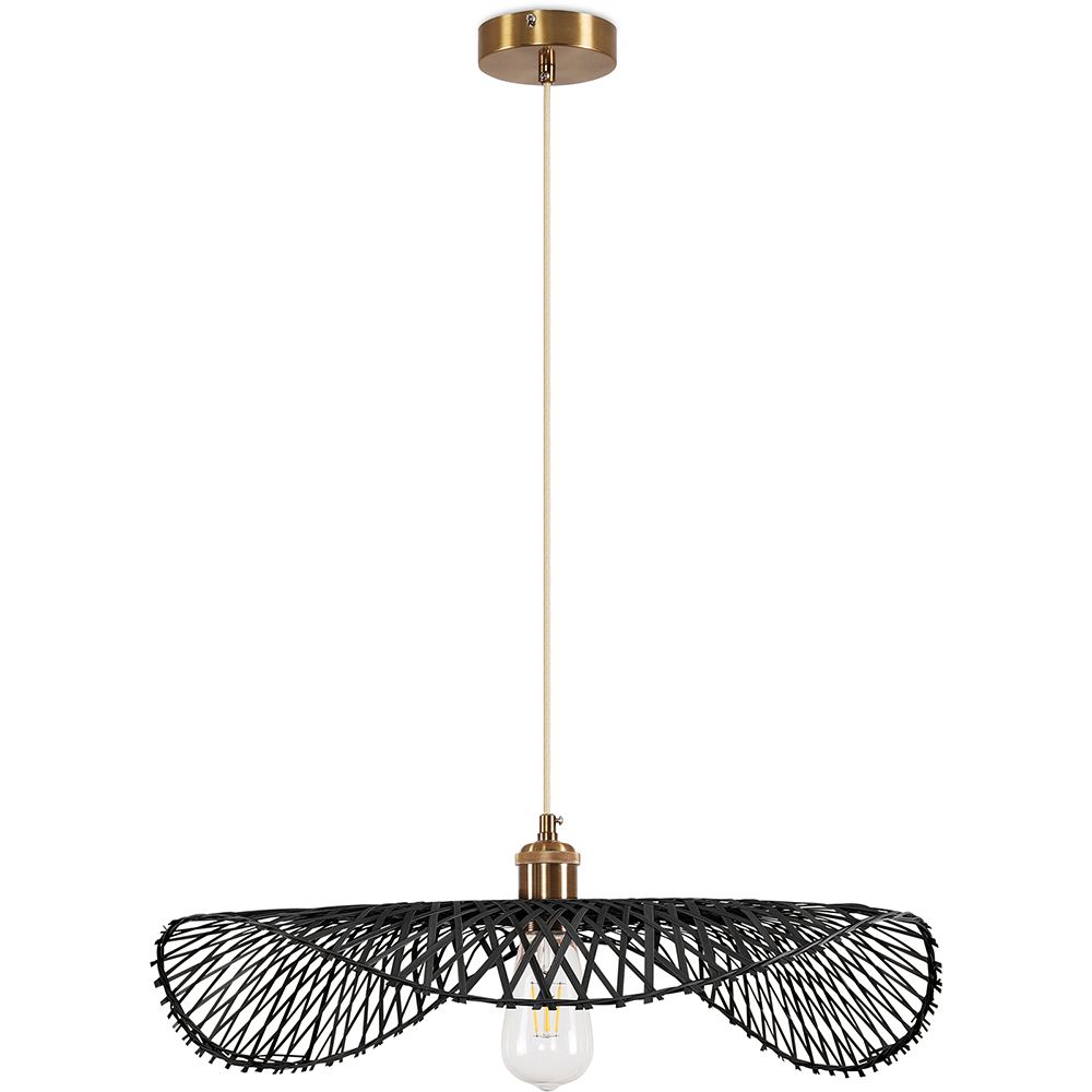 Bambus-Deckenlampe - Pendelleuchte im Boho-Bali-Design - Bahati image 8