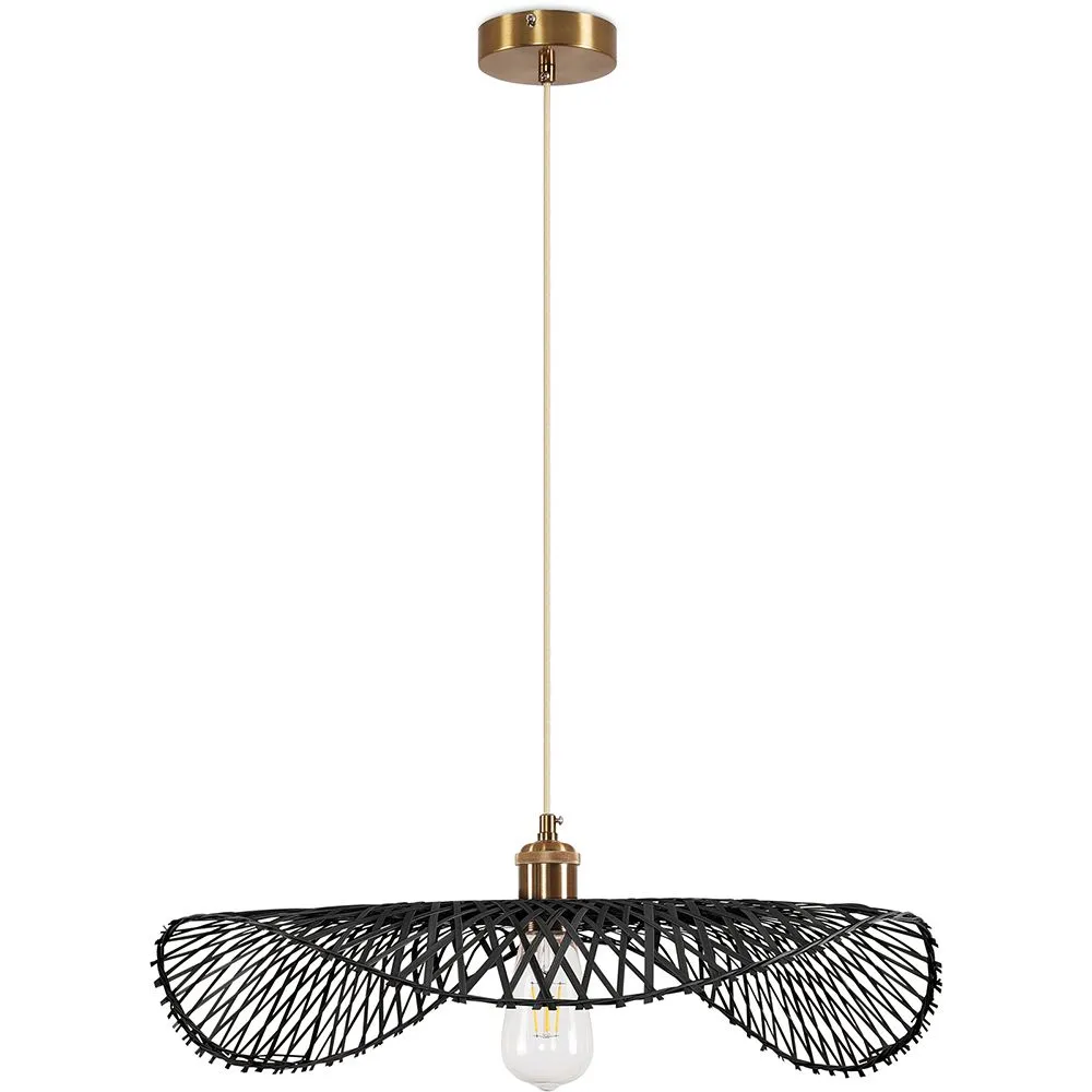 Bambus-Deckenlampe - Pendelleuchte im Boho-Bali-Design - Bahati image 8