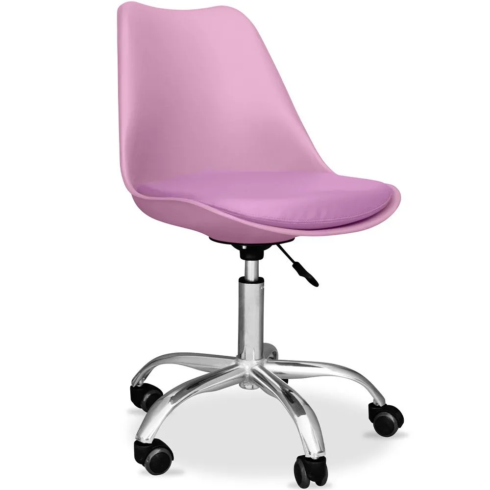 Bürostuhl auf Rädern - Schreibtisch-Drehstuhl - Tulip image 8