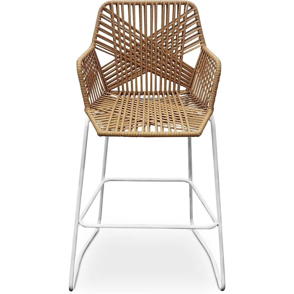 Rattan Boho Bali Design Hocker - 75cm - Tale image 8