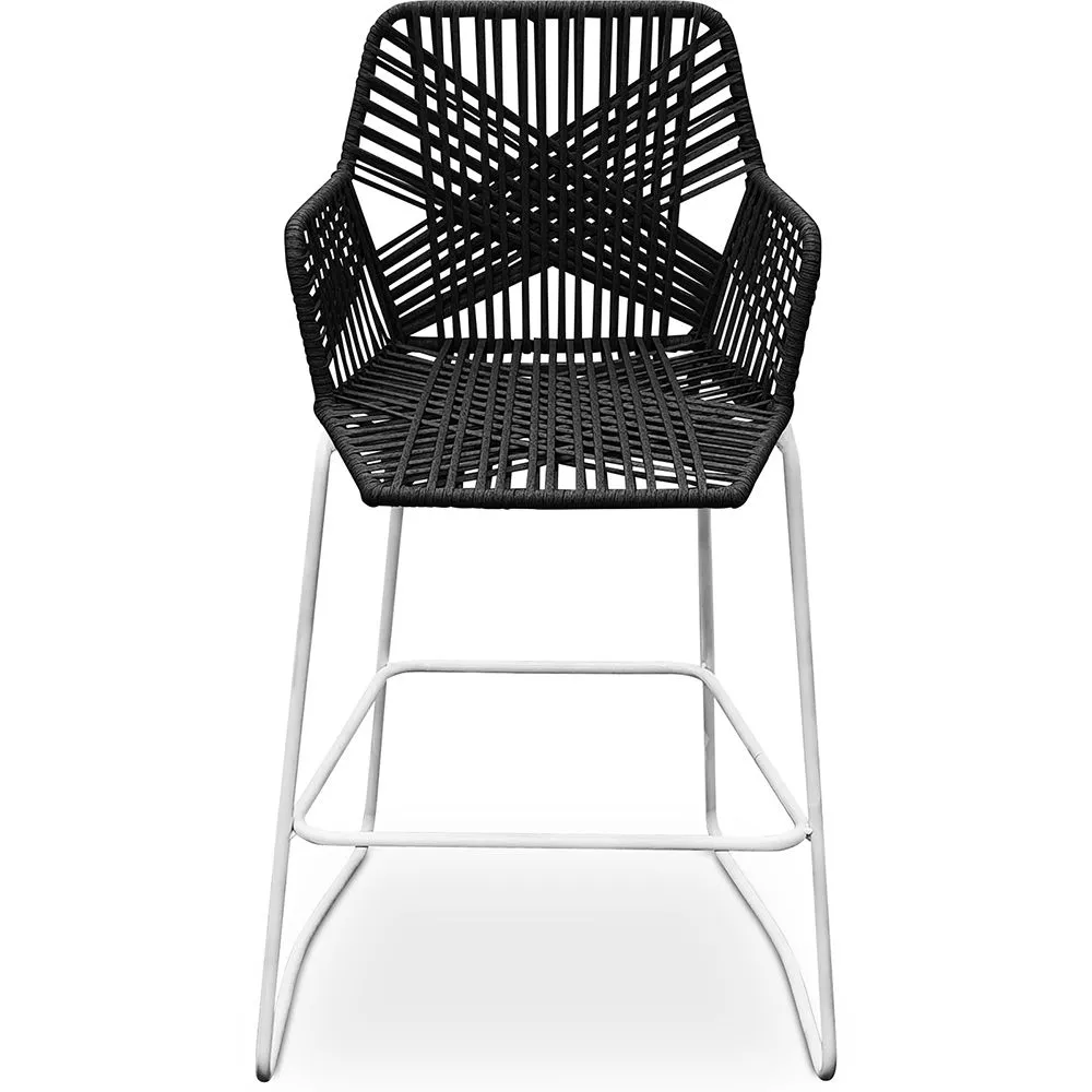 Rattan Boho Bali Design Hocker - 75cm - Tale image 8
