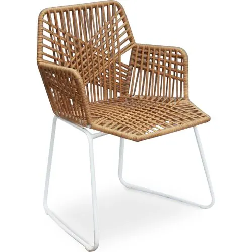 Rattan Esszimmerstuhl - Gartenstuhl Boho Bali Design - Tale image 8