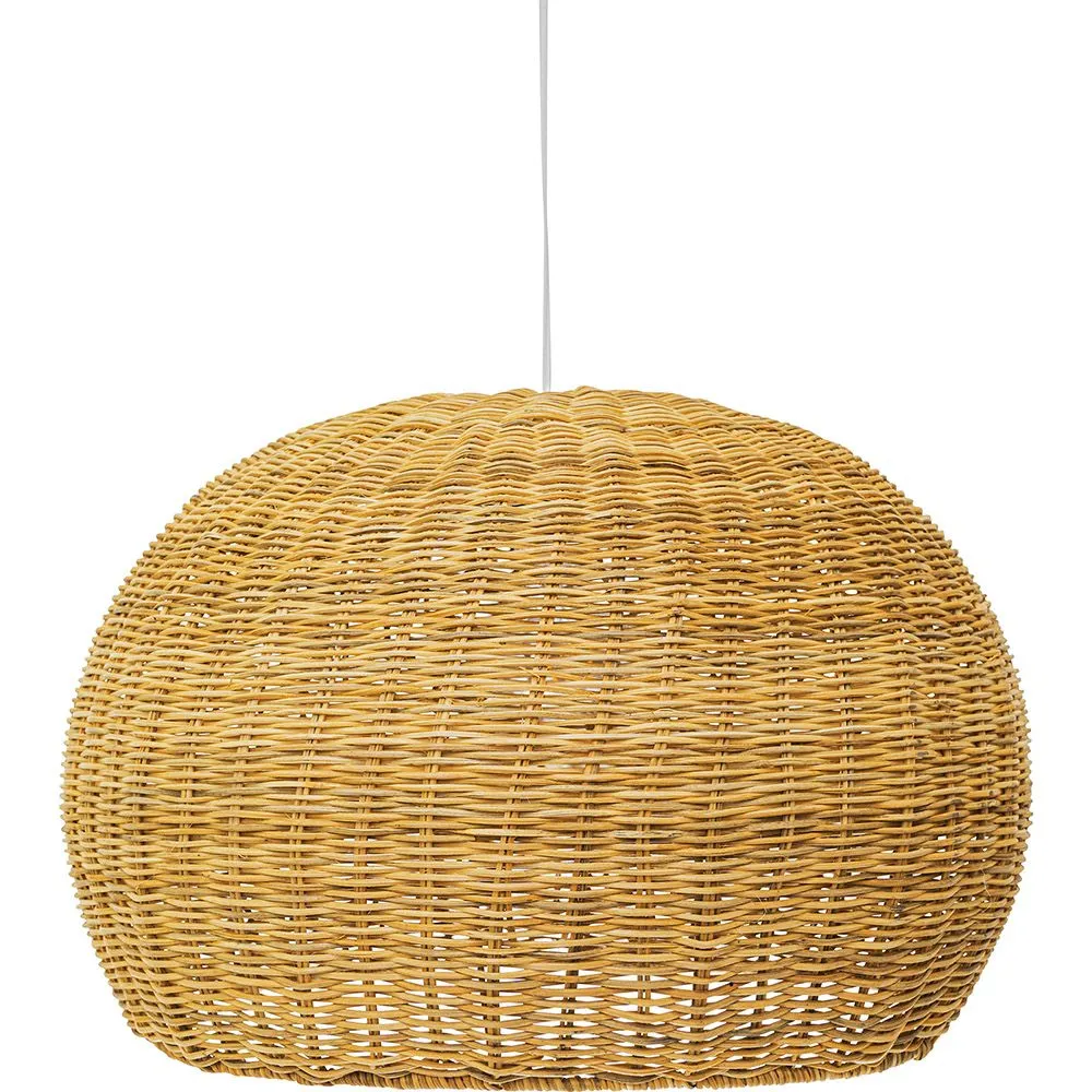 Rattan-Deckenlampe - Pendelleuchte im Boho-Bali-Design - Kim image 8