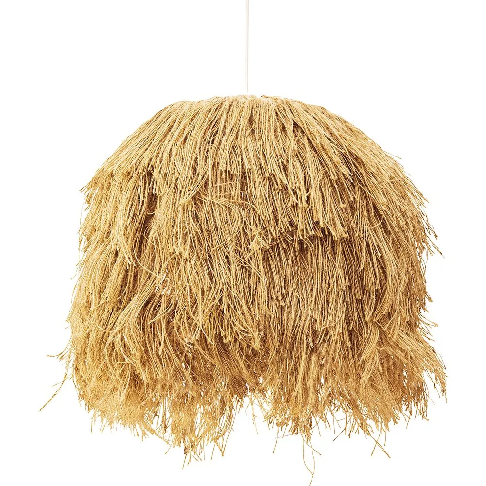 Jute-Deckenlampe - Boho-Bali-Design-Hängelampe - Lien image 8