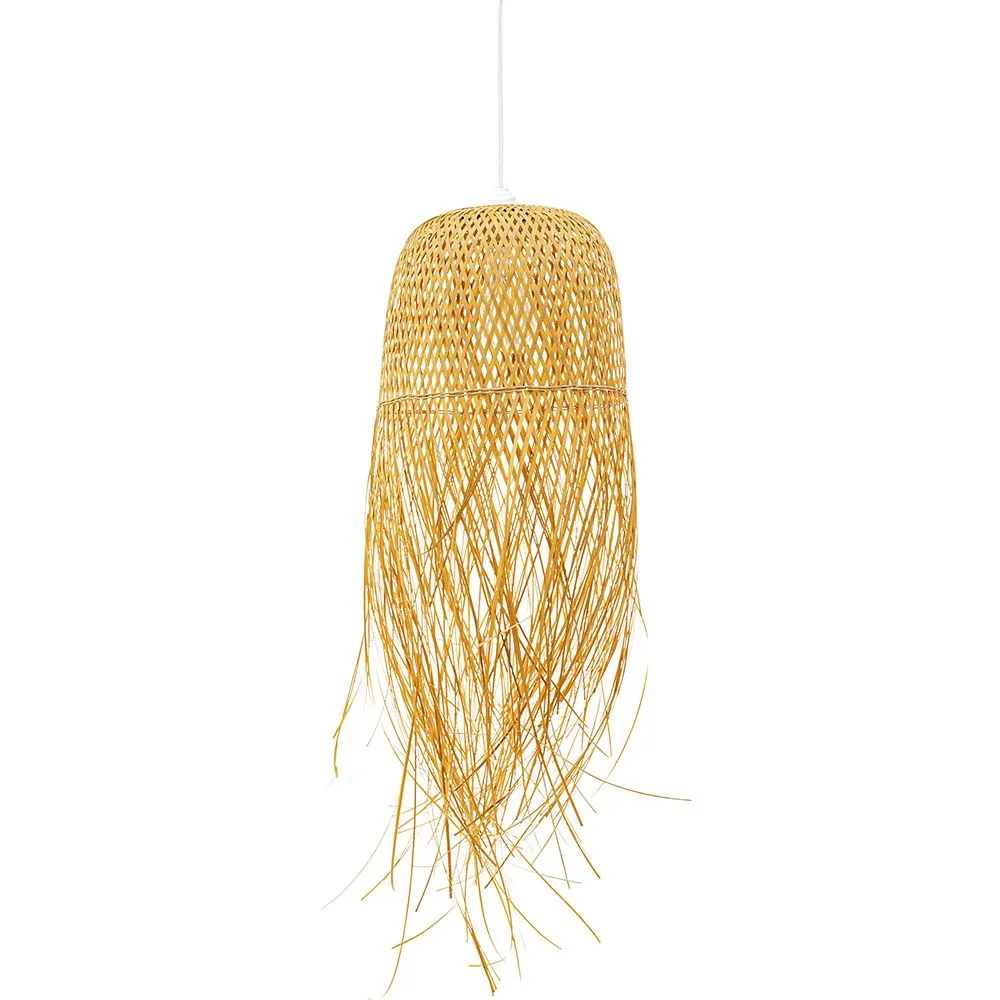 Deckenlampe aus Bambus - Boho-Bali-Design Pendelleuchte - Thow image 8