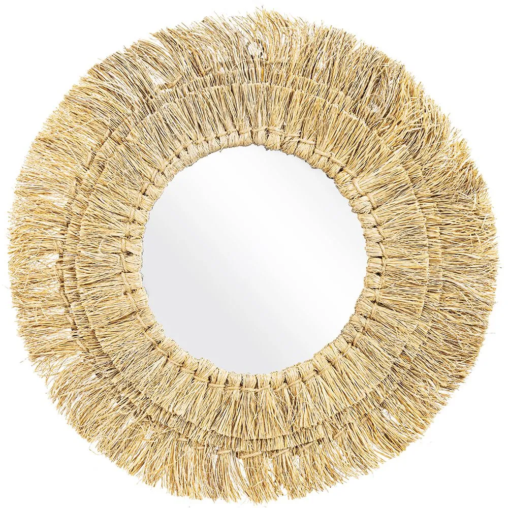 Wandspiegel - Rundes Boho-Bali-Design (60 cm) - Ais image 8