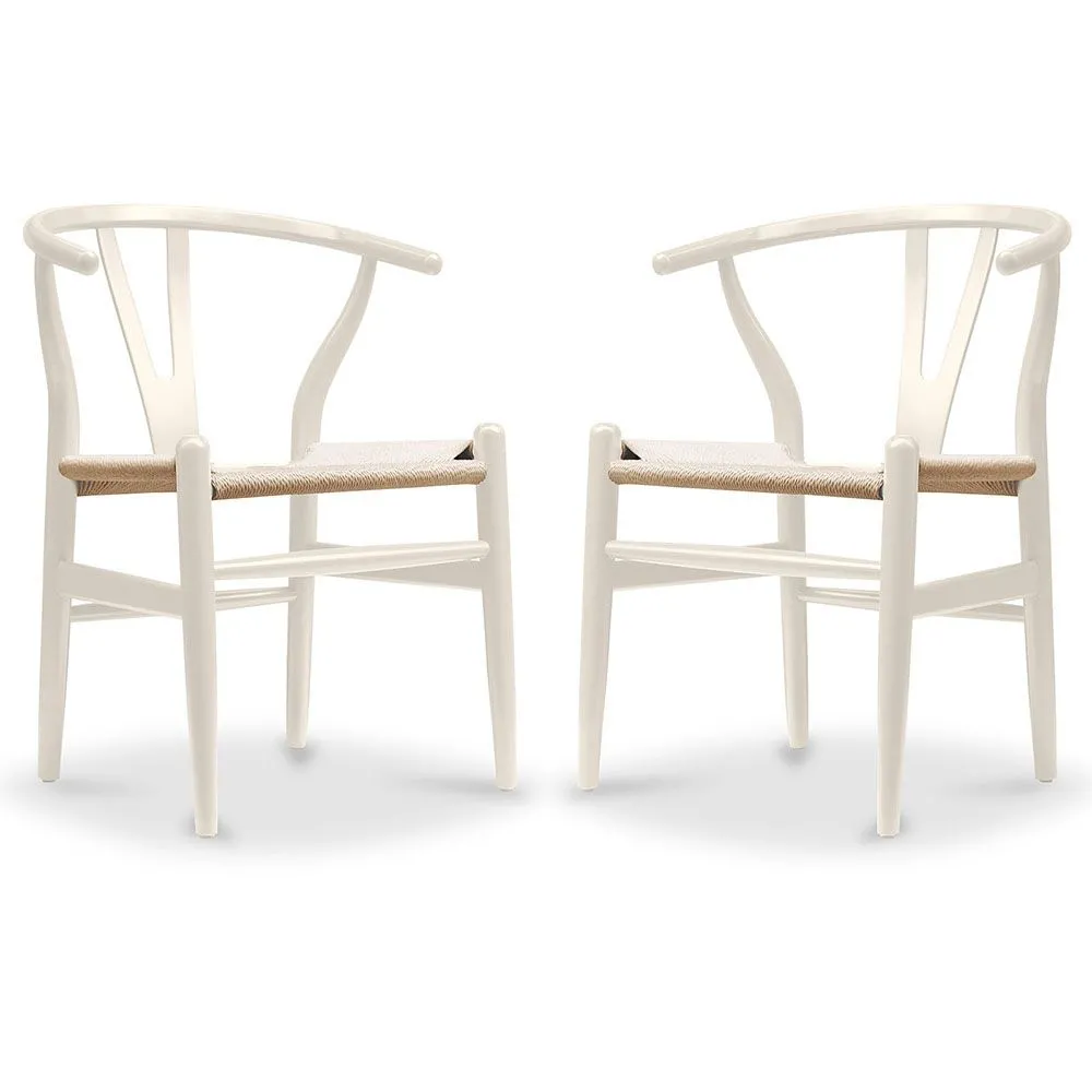 2er-Pack Esszimmerstühle aus Holz - skandinavisches Design - Wish image 8