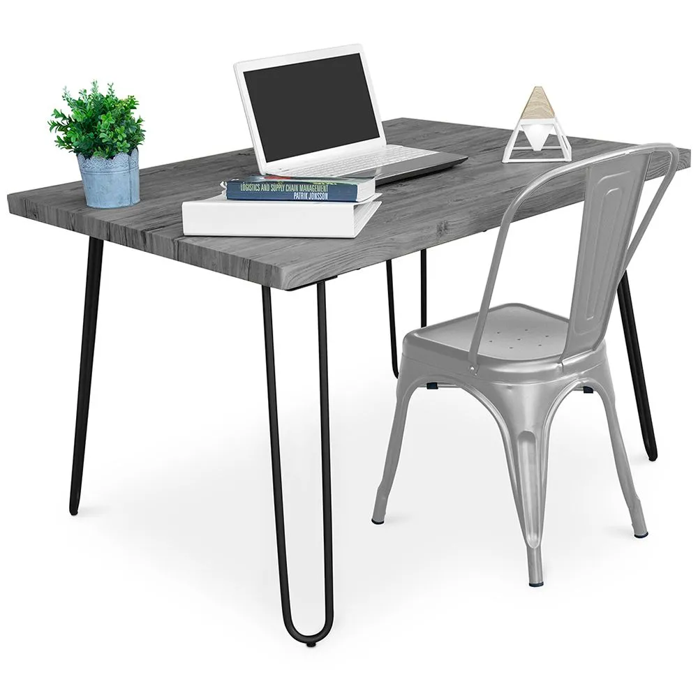 Schreibtischset - Industriedesign 120cm - Hairpin + Esszimmerstuhl - Stylix image 8