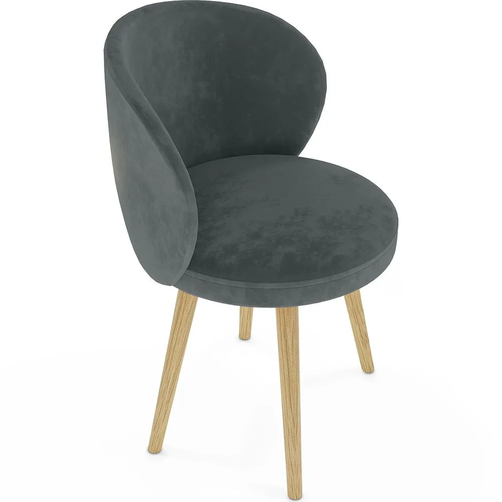 Designersessel - gepolstert in Samt - Yuna image 8