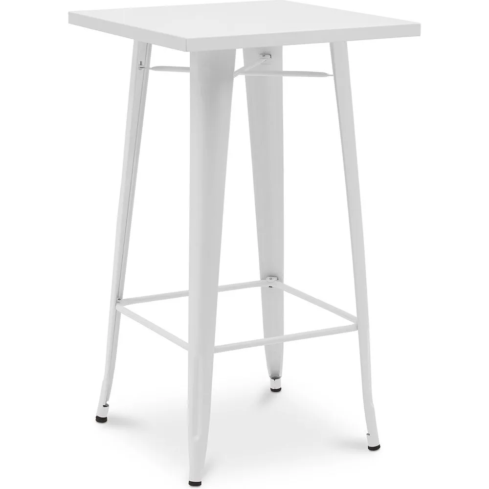 Quadratischer Hocker-Tisch - Industriedesign - 100 cm - Galla image 8