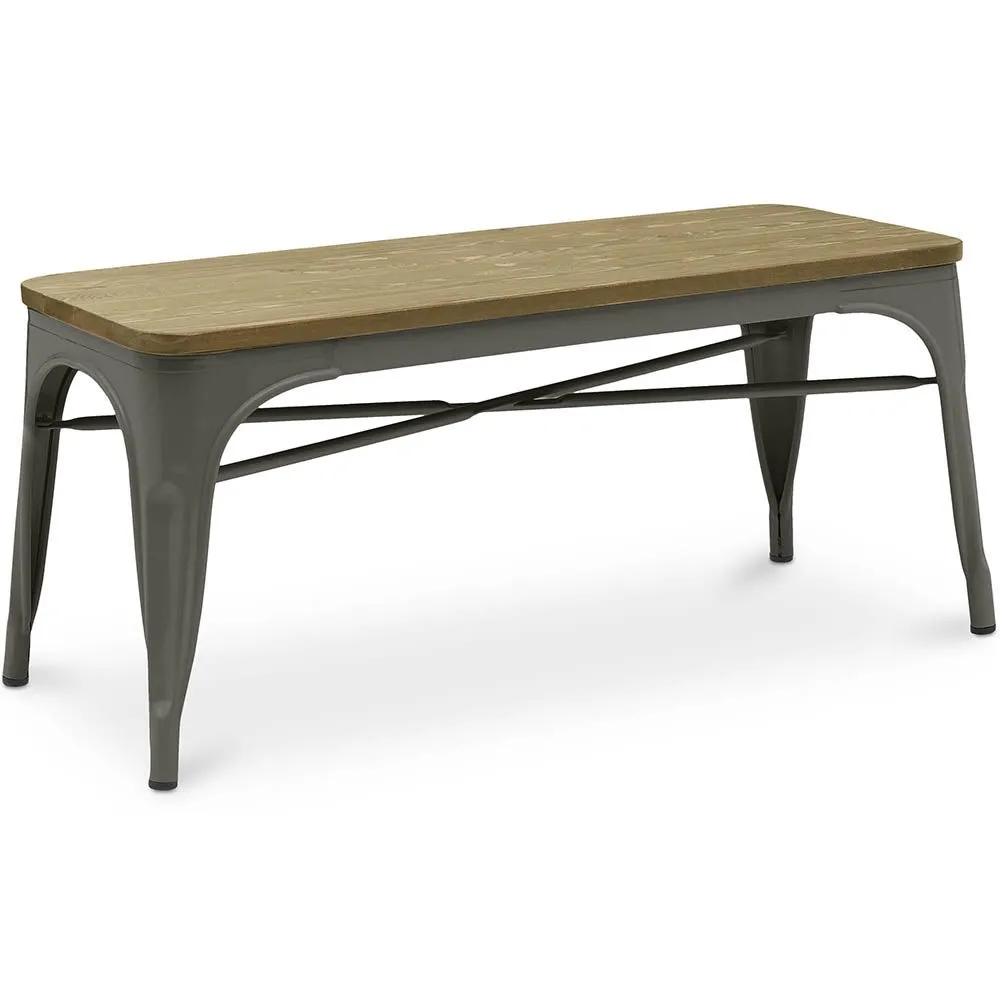  Bank - Industriedesign - Holz und Metall - Stylix image 8