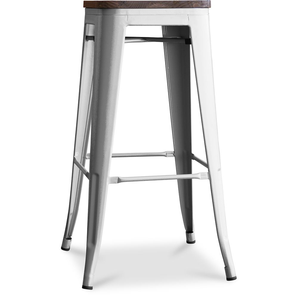 Barhocker - Industriedesign - Holz & Stahl - 76 cm - New Edition- Stylix image 8