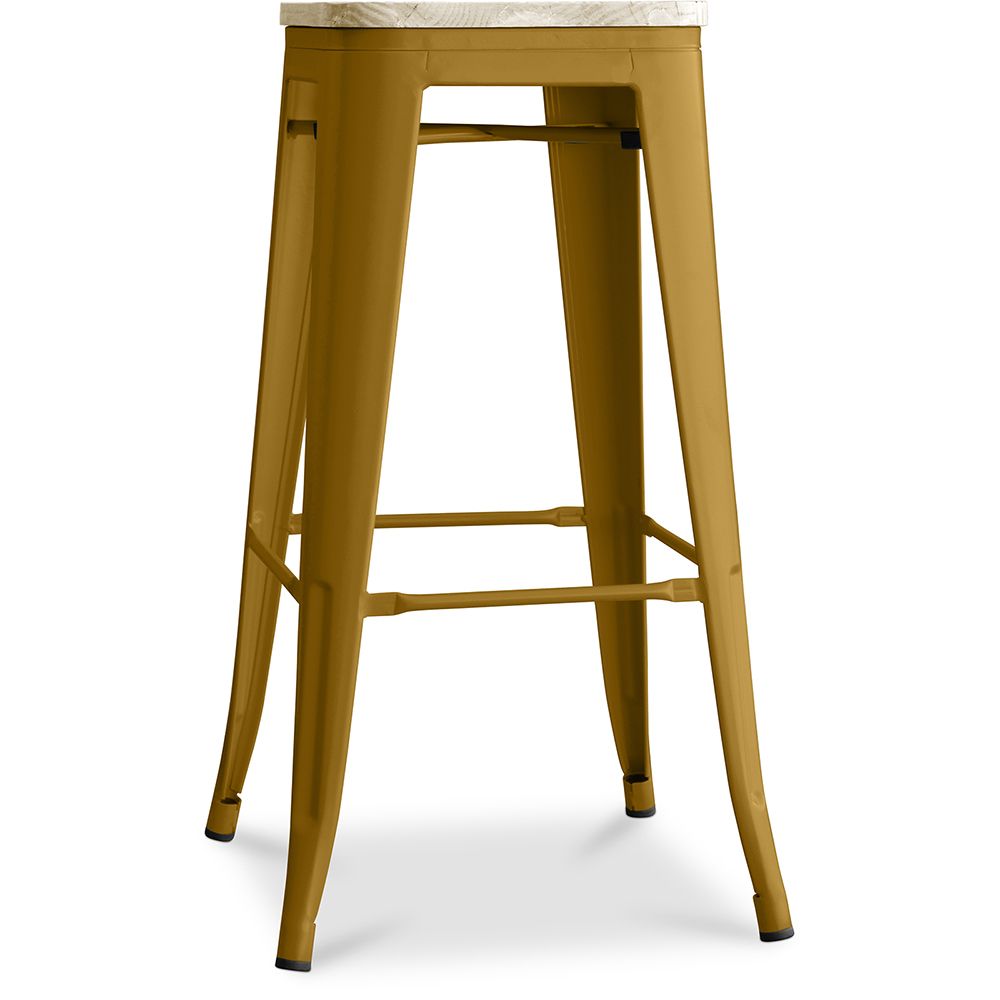 Barhocker - Industriedesign - Holz & Stahl - 76cm - Neuauflage - Stylix image 8
